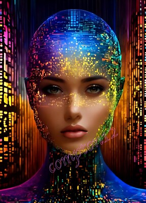 In the MATRIX II -13  x 19''  Fine Art Print - only six numbered prints made