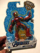 Avengers Marvel Bend and Flex Action Figure Toy, 6-Inch Flexible Iron Man Figure