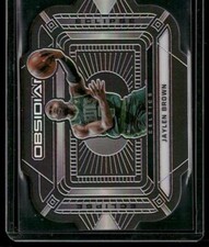 2020-21 Panini Obsidian #12 Jaylen Brown Eclipse Electric Etch Purple #/75