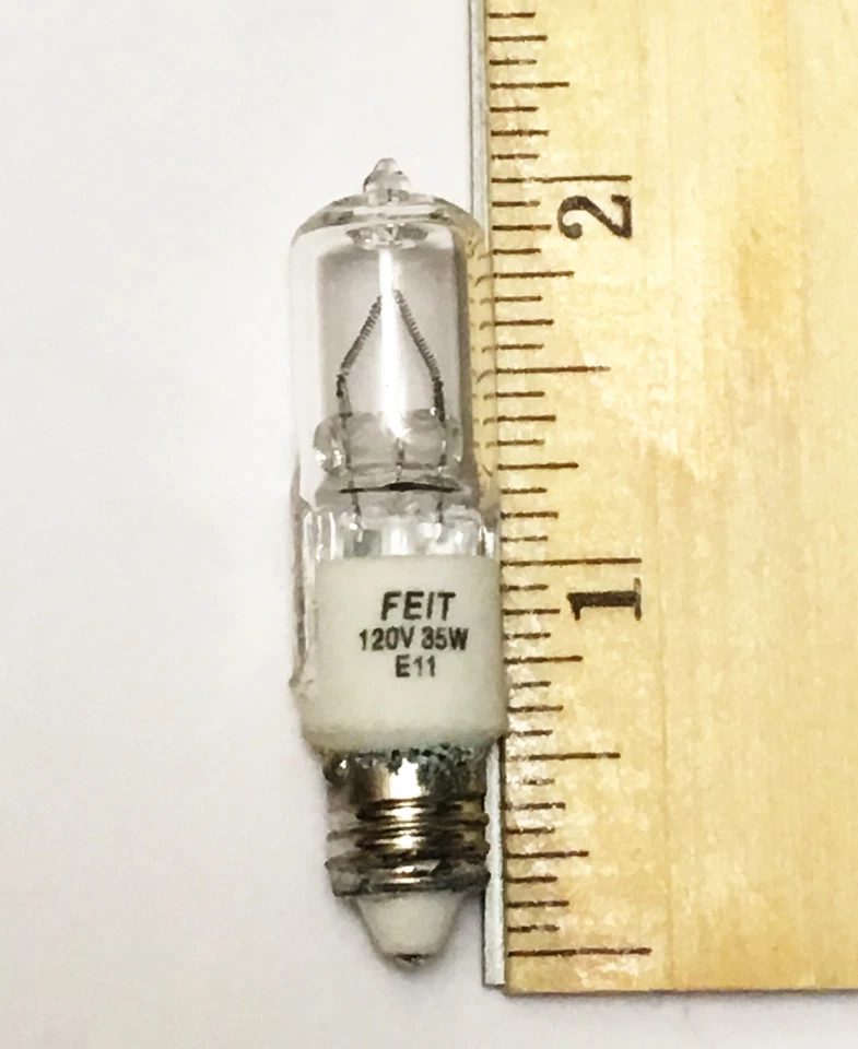 HIGH QUALITY Mini Candelabra Base CLEAR E11 120V 35W 35 Watts Light Bulb - Image 3 of 3