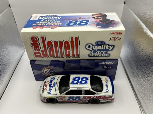 NASCAR Diecast Bank 1:24 Dale Jarrett #88 Quality Care 1999 Ford 1 of 2508 BWB - Picture 1 of 4