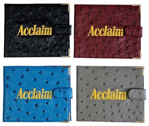 Acclaim Folding Bowling Wallet Style Scorecard Holder Lightly Padded Synthetic - Picture 3 of 24