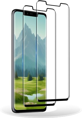 2x Huawei Mate 20 PRO Panzerfolie Schutzglas Verbundglas Display Voll Abdeckung