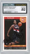 C.J. McCOLLUM Signed 2013-14 Panini Hoops #270 AU CGC/JSA