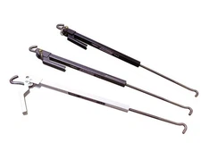 Torklift S9527 Pair of Universal Polished Fastgun 45 Stainless Steel Turnbuckles