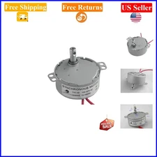 110V 15-18RPM CW Micro Gear Motor for Electric Fireplace & Projects