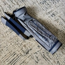 Cobra Golf Ultralight Pro Pencil Bag (NEW 2-way Top 3-pockets Gray/navy Blue)