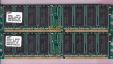 512MB 2x256MB PC-2100 DDR-266 SAMSUNG MEMORY RAM KIT M368L3223CTL-CB0 DDR1