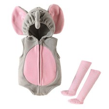 2pcs/set Baby Elephant Costume Infant Girls 6M 9M 12M 18M Halloween Costumes
