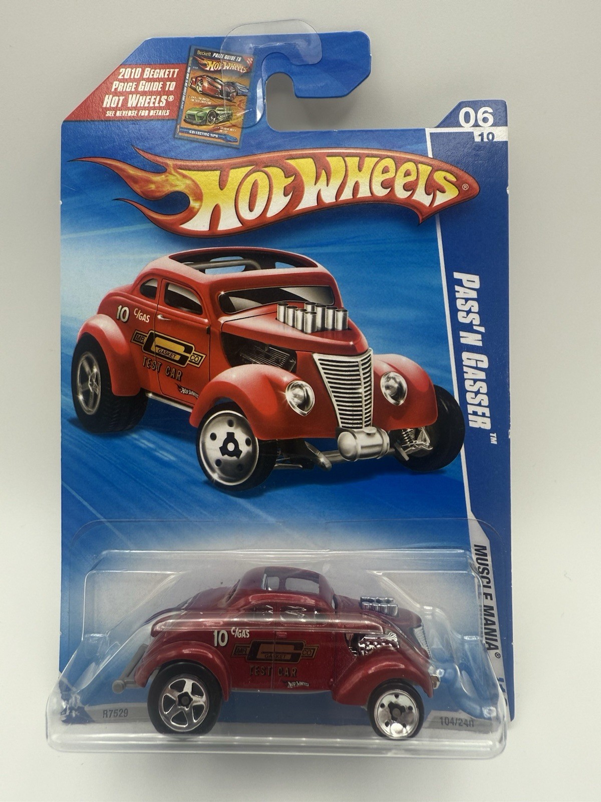 Hot Wheels Pass N' Gasser 2010 Muscle Mania Series 6/10 Red