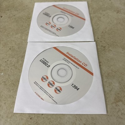 Installation Cd 1394 USB 2.0