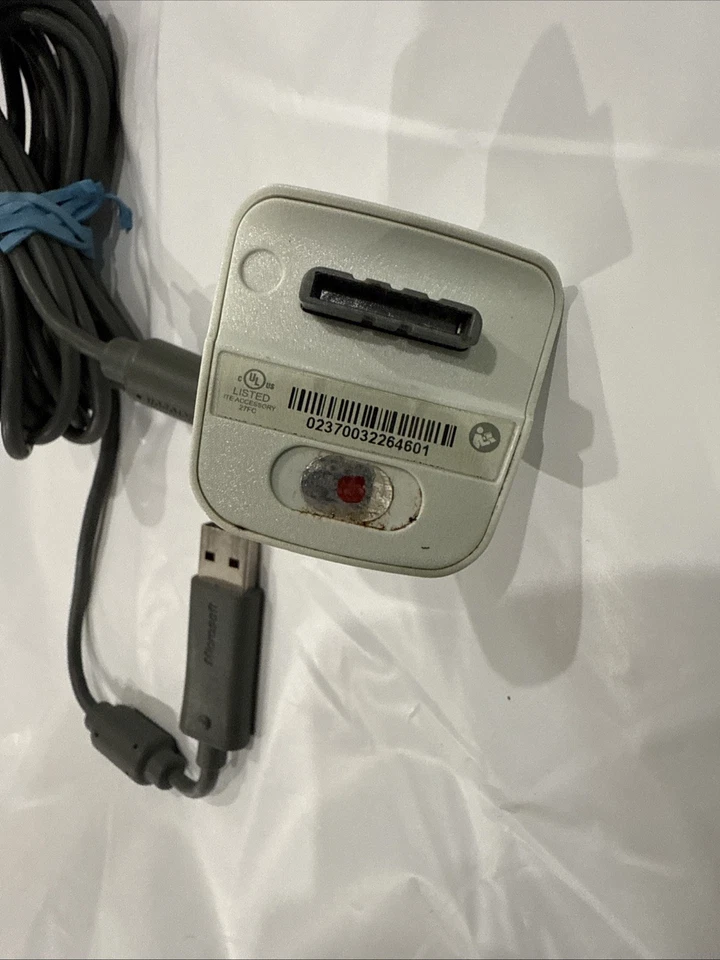 Microsoft Controller Play & Charge Cable Replacement For Xbox 360 White - Image 2 of 3