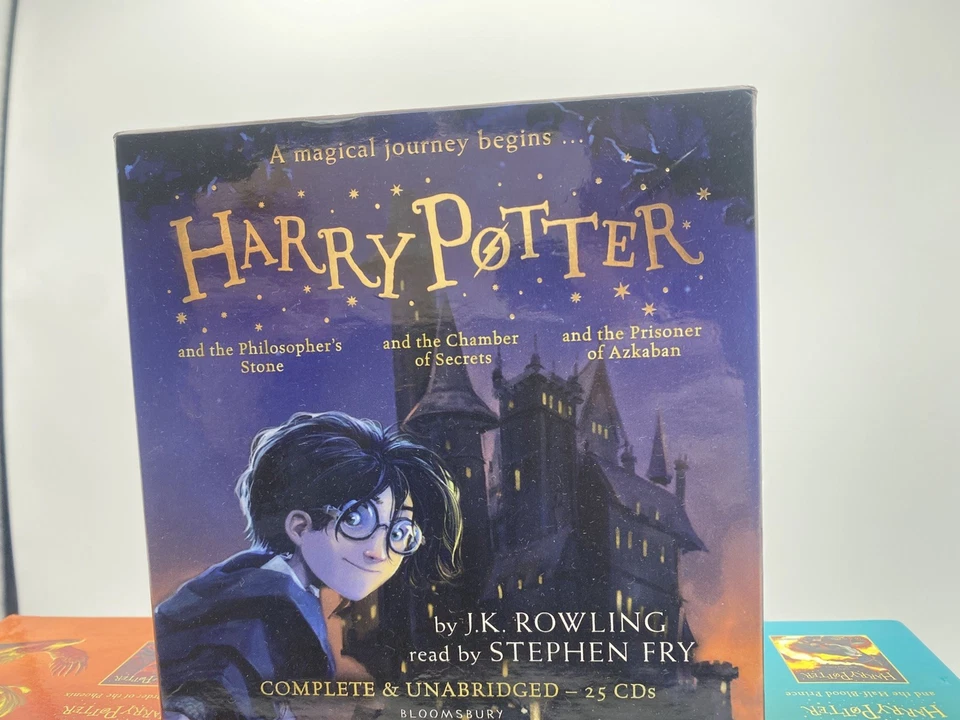 Harry Potter 1-7  Complete Audio CD Collection Audiobooks Stephen Fry - Image 2 of 4