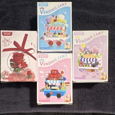 MEKANSM Vending Cart Building Block Set Lot K400 K404 K405 Boxed