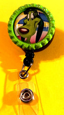 Marvin the Martian K-9 1 Id badge holder retractable alligator clip