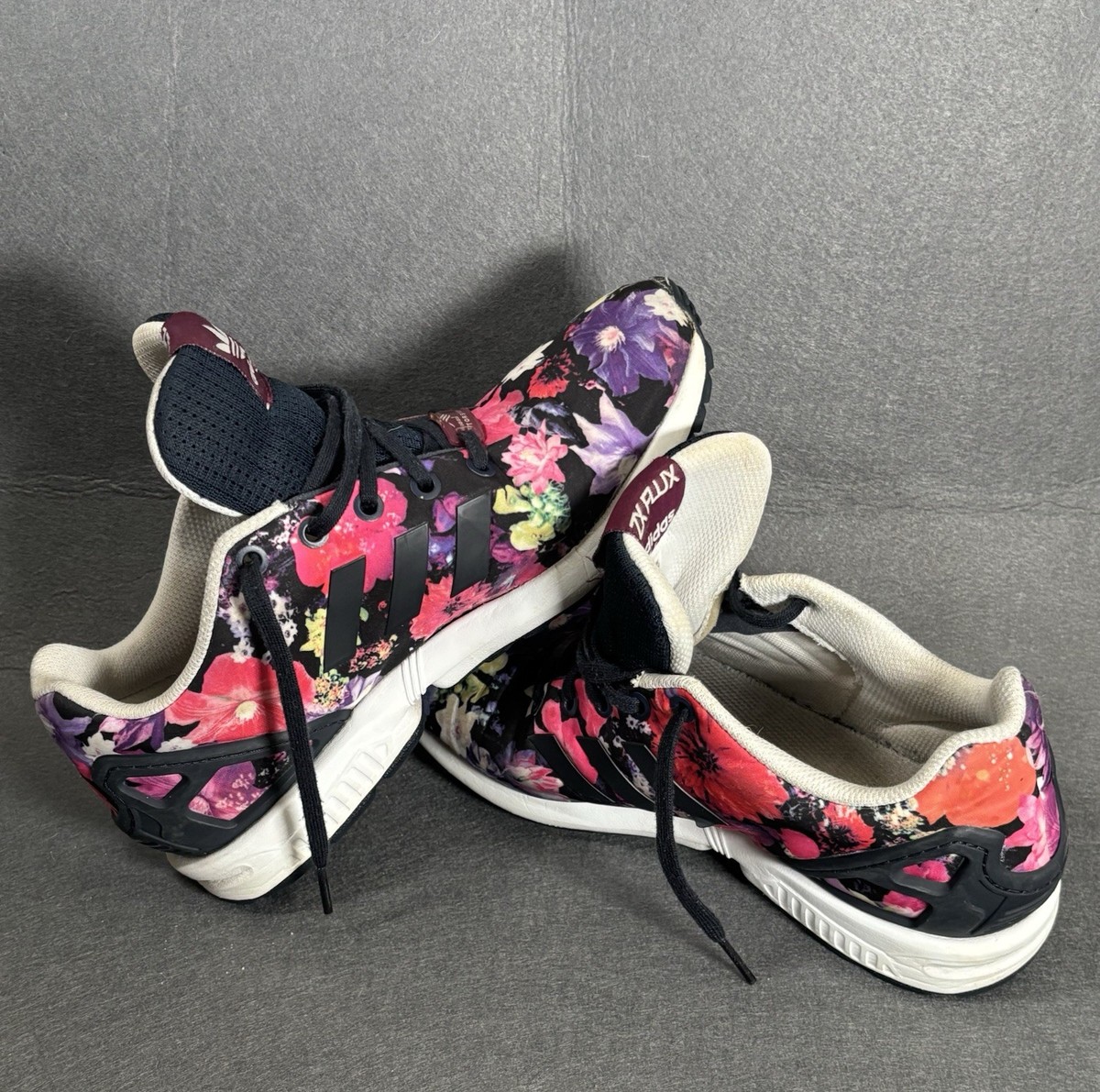 adidas gazelle silver green womens Adidas ZX Flux Floral Torsion