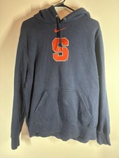 Syracuse University Embroidered Center Swoosh Hoodie Sweatshirt - Nike Team XXL