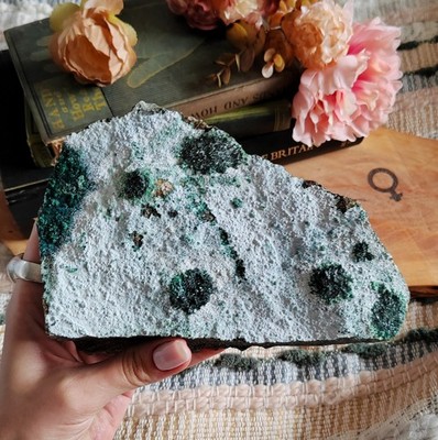 Sehr seltenes Atacamit Kristall Präparat Edelstein Kupferhalogenid Mineral Sammlerstück