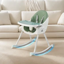 Ktaxon Baby High Chair, 6-in-1 Portable Feeding Rocking Seat for Toddlers & Baby