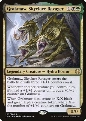 GRAKMAW SKYCLAVE RAVAGER 223 Zendikar Rising MTG Magic NM Rare