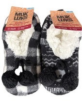 MUK LUKS 2 Pair Women's Original Ballerina Slippers Shoe 6-10 New