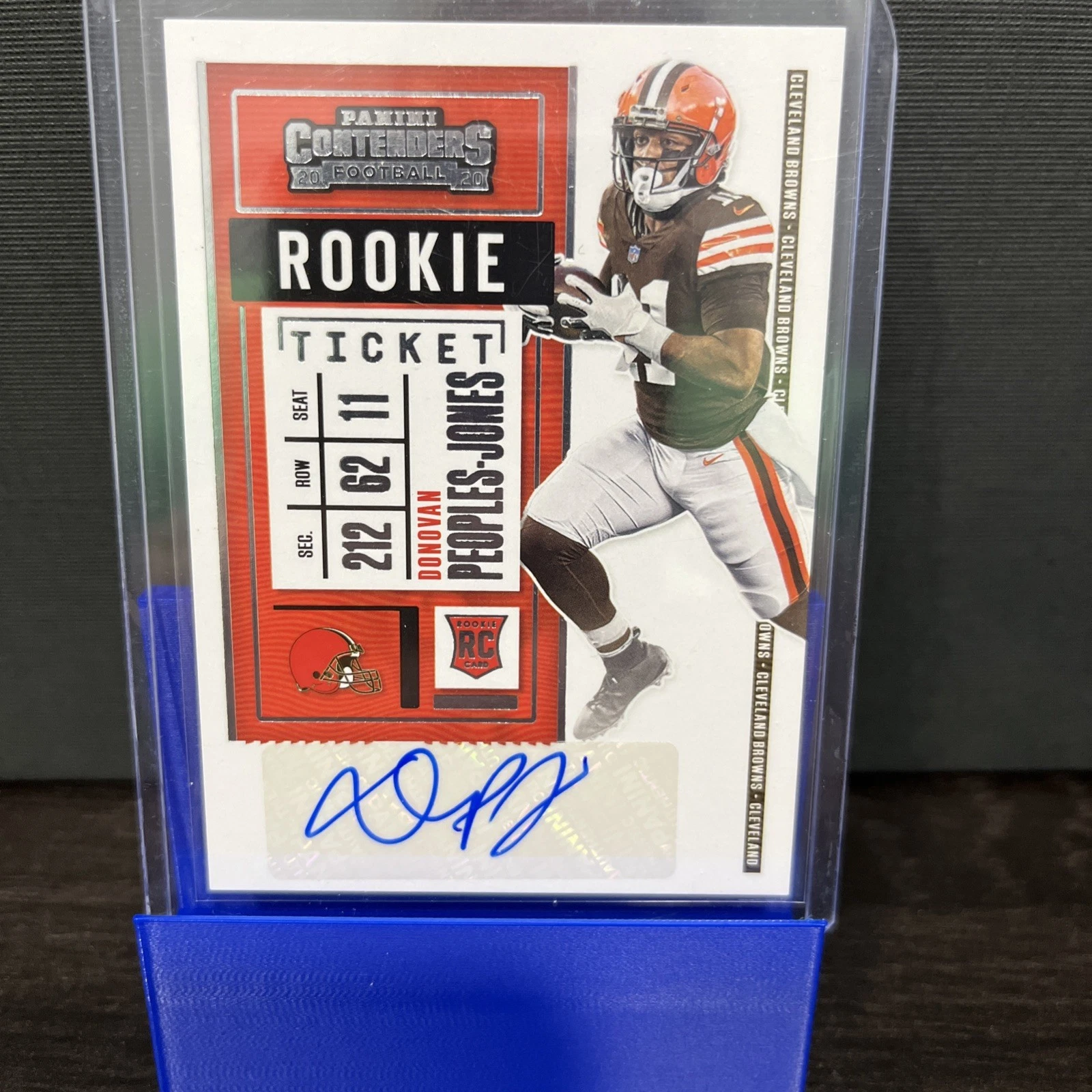 2020 Panini Contenders Donovan Peoples Jones RC Auto