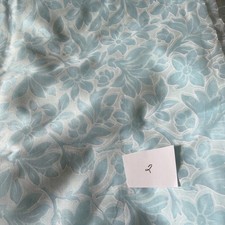 3 Yards cotton fabric Light Blue floral Fabric  2 Sold By The Yard