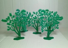 Five Plastic Trees with Firm Stand