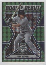 2022 Panini Mosaic Rookie Debut Green Mosaic Prizm Jake Meyers #RD-13 1g2u