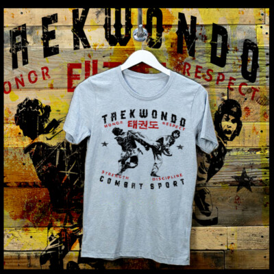 Warrior T-Shirt Fitness Taekwondo Martial Arts Cross Fit Muay Thai training tee