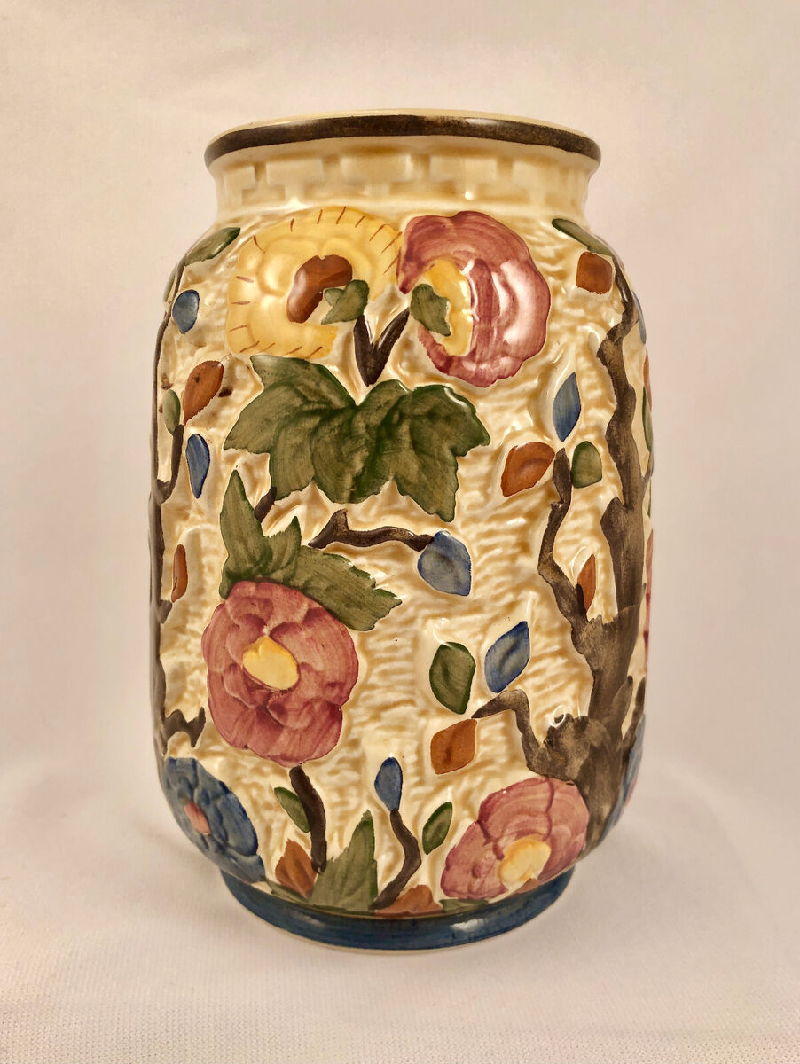 Vintage H J Wood Ceramic Vase, Indian Tree, Hand Painted | eBay Vintage H J Wood Ceramic Vase, Indian Tree, Hand Painted | eBay