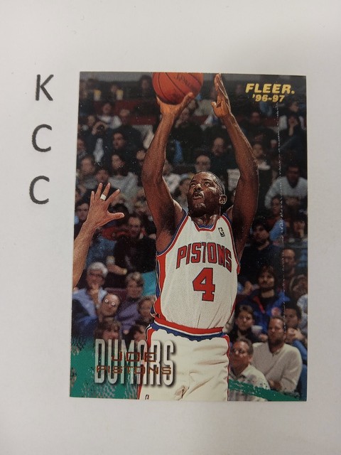 1996-97 Fleer #30 Joe Dumars Detroit Pistons
