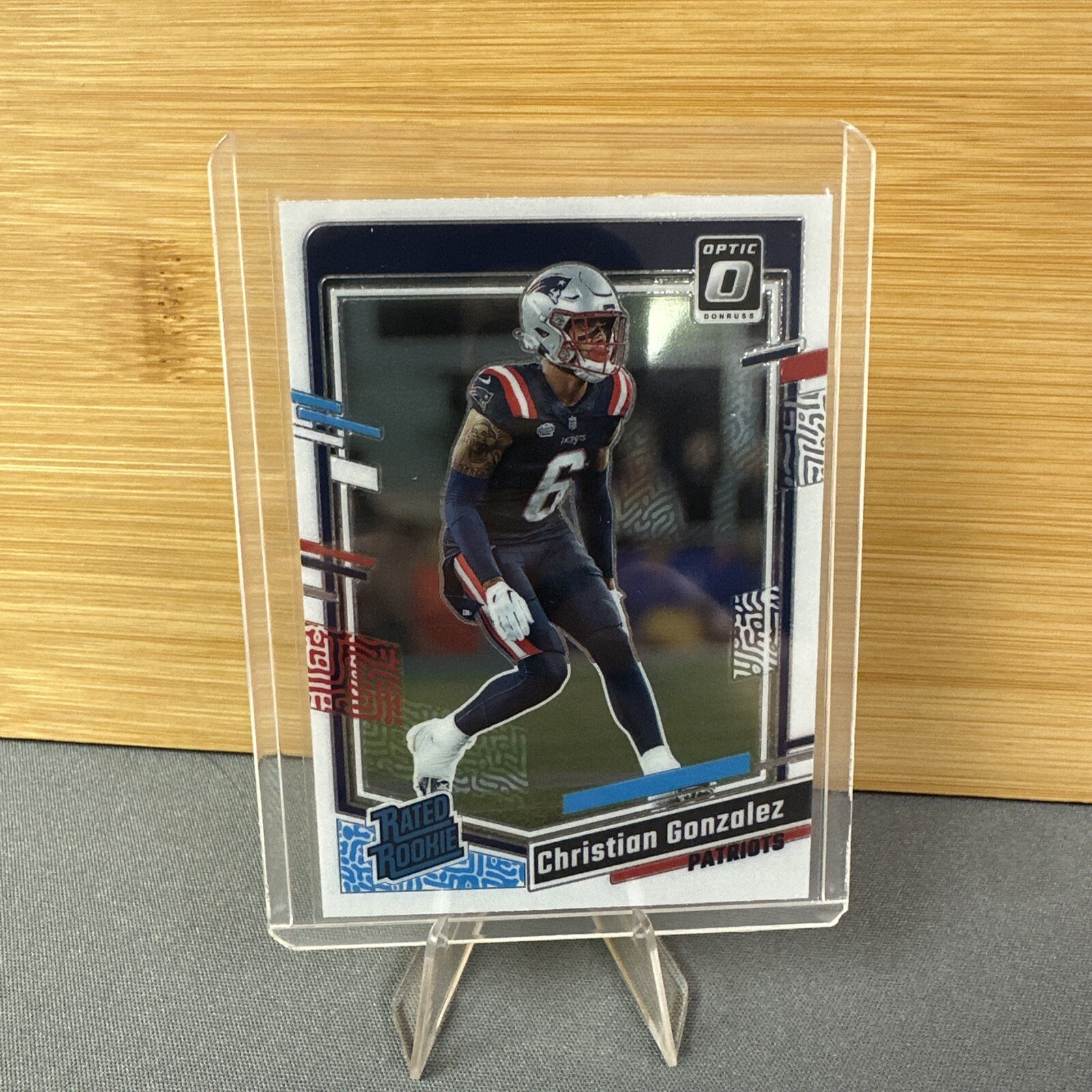 2023 Panini Donruss Optic - Rated Rookie Holo Prizm #274 Christian Gonzalez (RC)