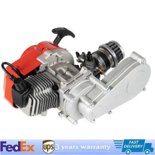 49cc 2 Stroke Pull Start Engine Motor Complete Kit for Pocket Mini Dirt Bike ATV