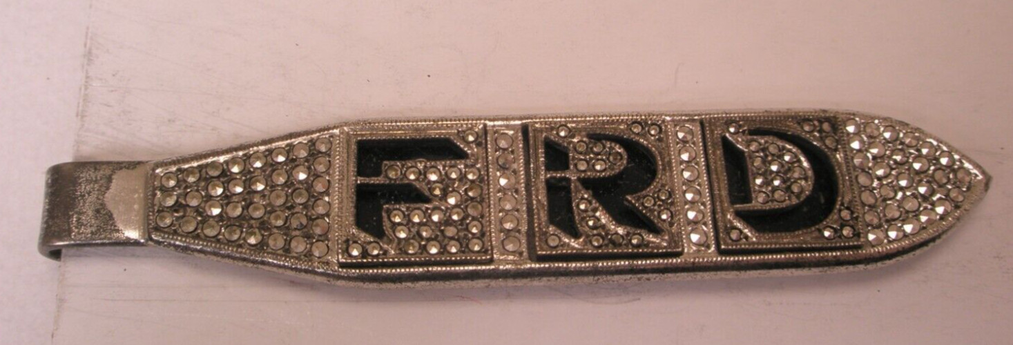 FRD Monogram Initial Letter STERLING SILVER Vinta… - image 3