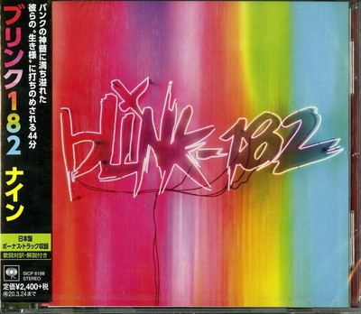 Blink 182 Nine Japan Cd Bonus Track F30 4547366419276 Ebay