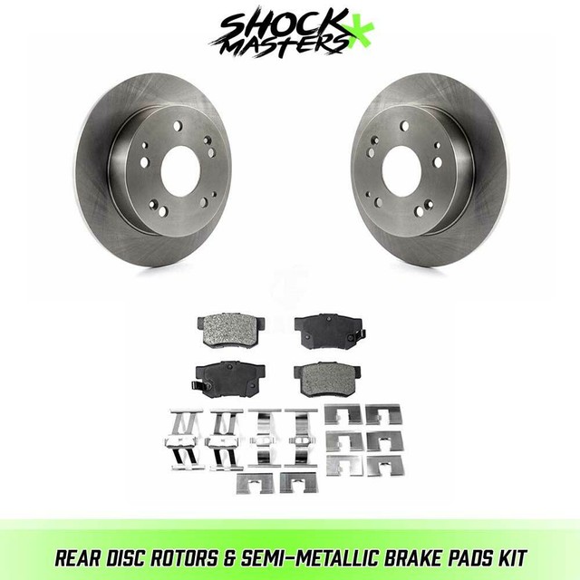 Rear Disc Rotors & SemiMetallic Brake Pads for 20022006 Acura RSX eBay