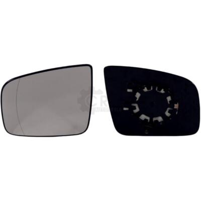 Miroir De Rétroviseur Gauche ALKAR - Référence 6471815, Verre Chauffant Asphérique, Compatible Plusieurs Modèles