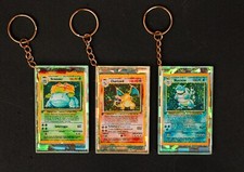 Set Base ITA 1 edizione - Charizard Venusaur Blastoise - 3 Portachiavi Pokemon