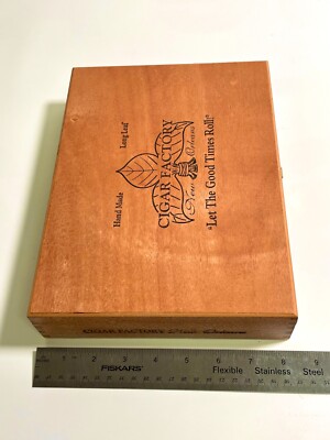 New Orleans Cigar Factory Let the Good Times Roll EMPTY Cigar Box