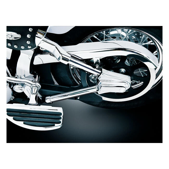 Küryakyn Phantom Couvercle De Béquille Chromé Pour Harley-Davidson Softail 00-07 - Photo 1/1