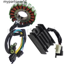 For Suzuki Stator Coil+Regulator Rectifier GS125 1982-1994 GN125 1982-2001 TU125