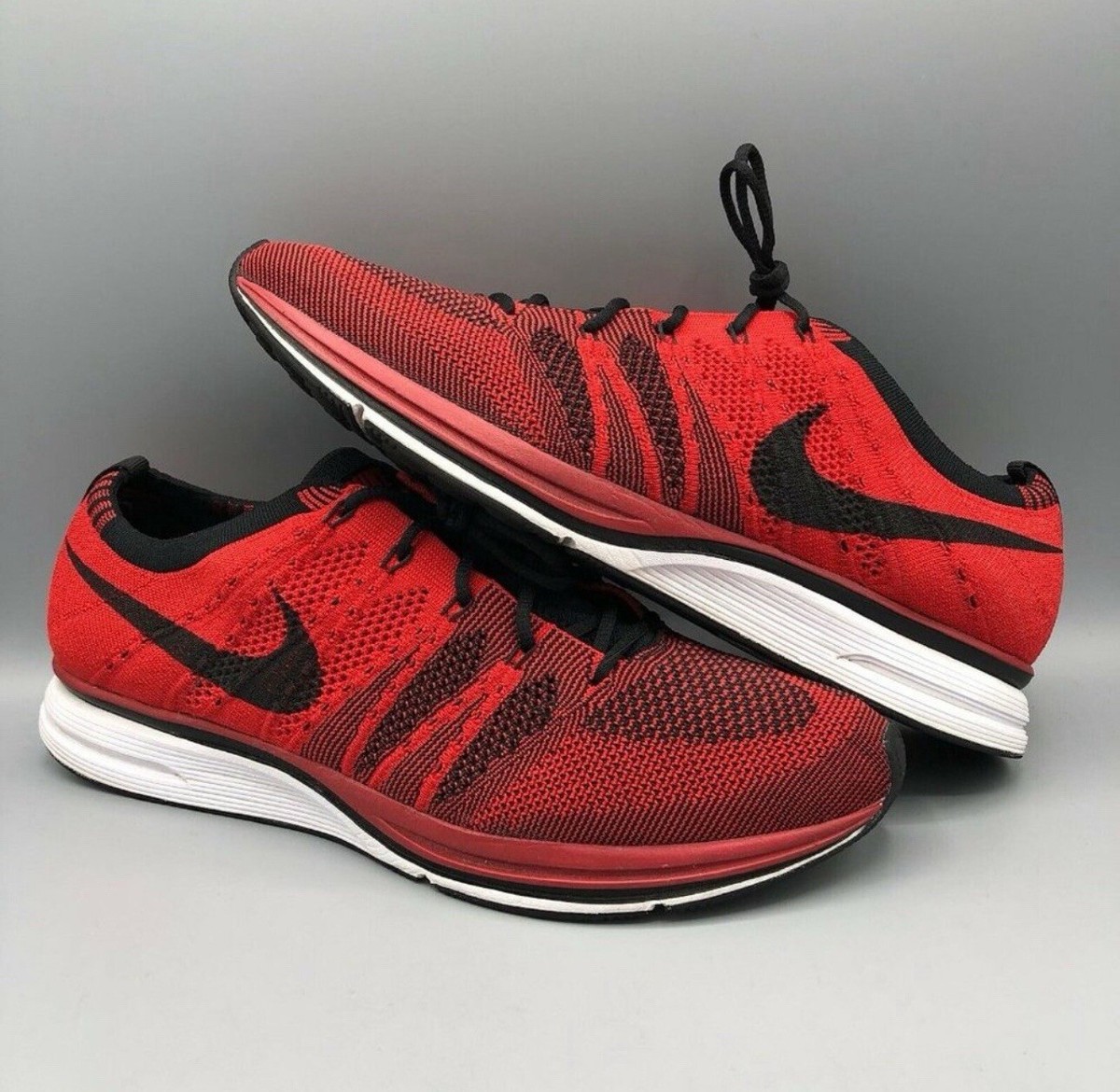 Nike Flyknit Trainer University Red Nike Flyknit Racer University Red/White main image 2