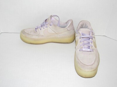 Nike Air Force 1 Sage Low LX Violet Mist Platform Shoes AR5409-500 Womens 5.5