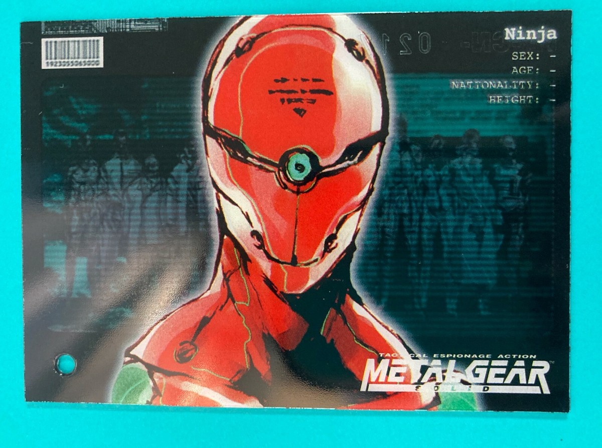 METAL GEAR SOLID TRADING CARD GRIZZLY 28