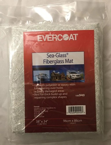 Evercoat 940 Sea-Glass Fiberglass Mat Cloth for High Build-Up Repair (1 sq. yd.) - 第 1/3 張圖片