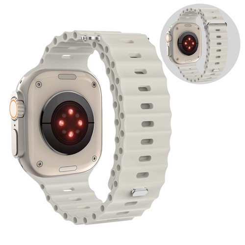 Per Apple Watch Ultra 49 mm serie 8 76543 cinturini di ricambio cinturino oceano silicone nuovi - Foto 34 di 38