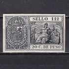 Puerto Rico / Caribe - 1898 - Fiscales - Testamentos - 20 c Peso - MH