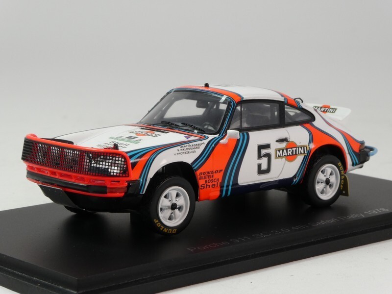Spark Porsche 911 SC 3.0 MARTINI #5 Waldegaard Safari Rally Spark Porsche 911 SC 3.0 MARTINI #5 Waldegaard Safari Rally
