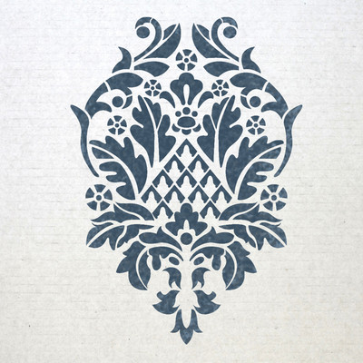 Reusable Damask Wall Stencils San Felice for Allover Wall DIY decor | eBay
